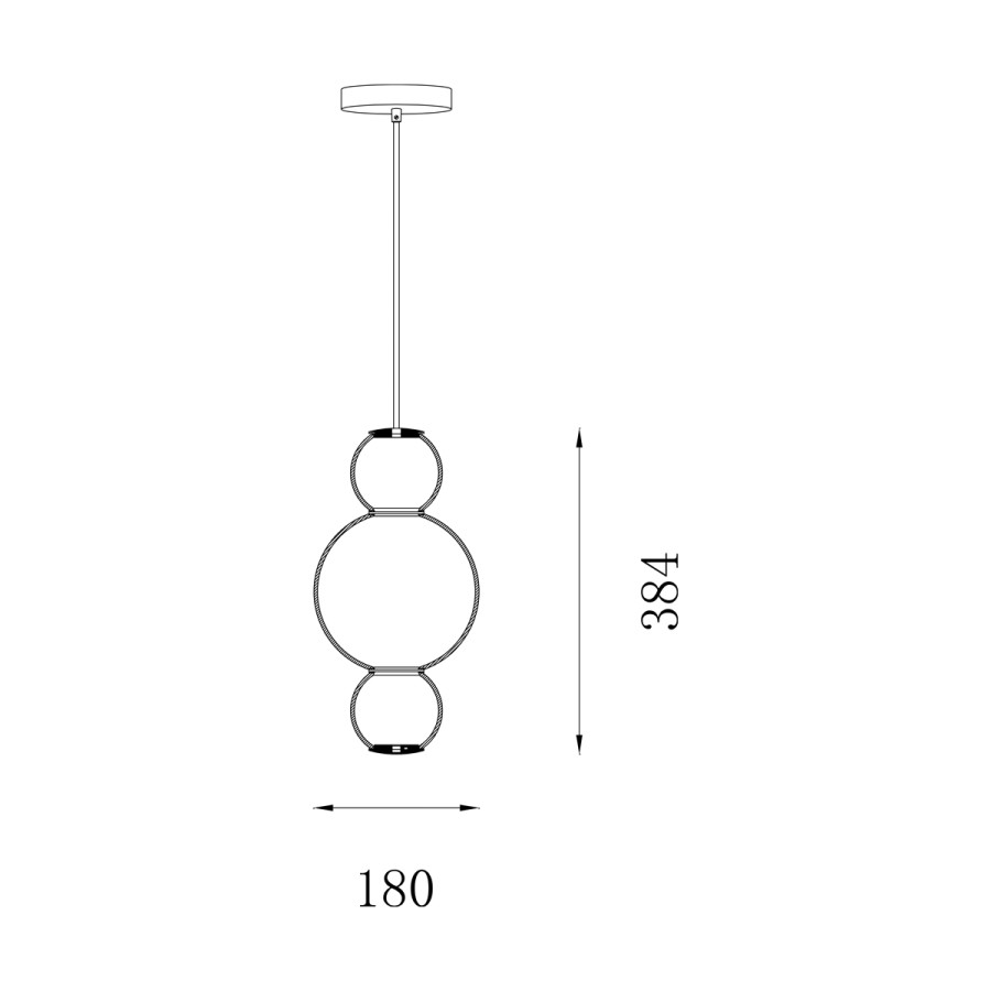 Visilica LED Warner MSL-0502001-P-A