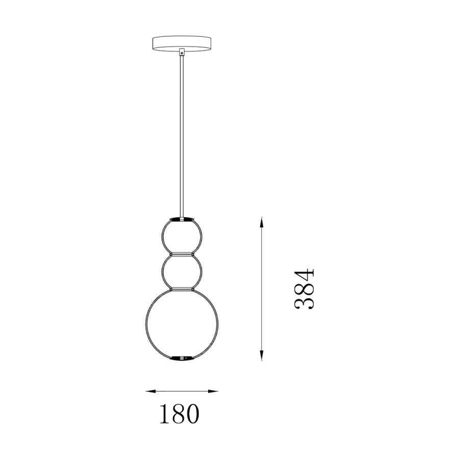 Visilica LED Warner MSL-0502001-P-D