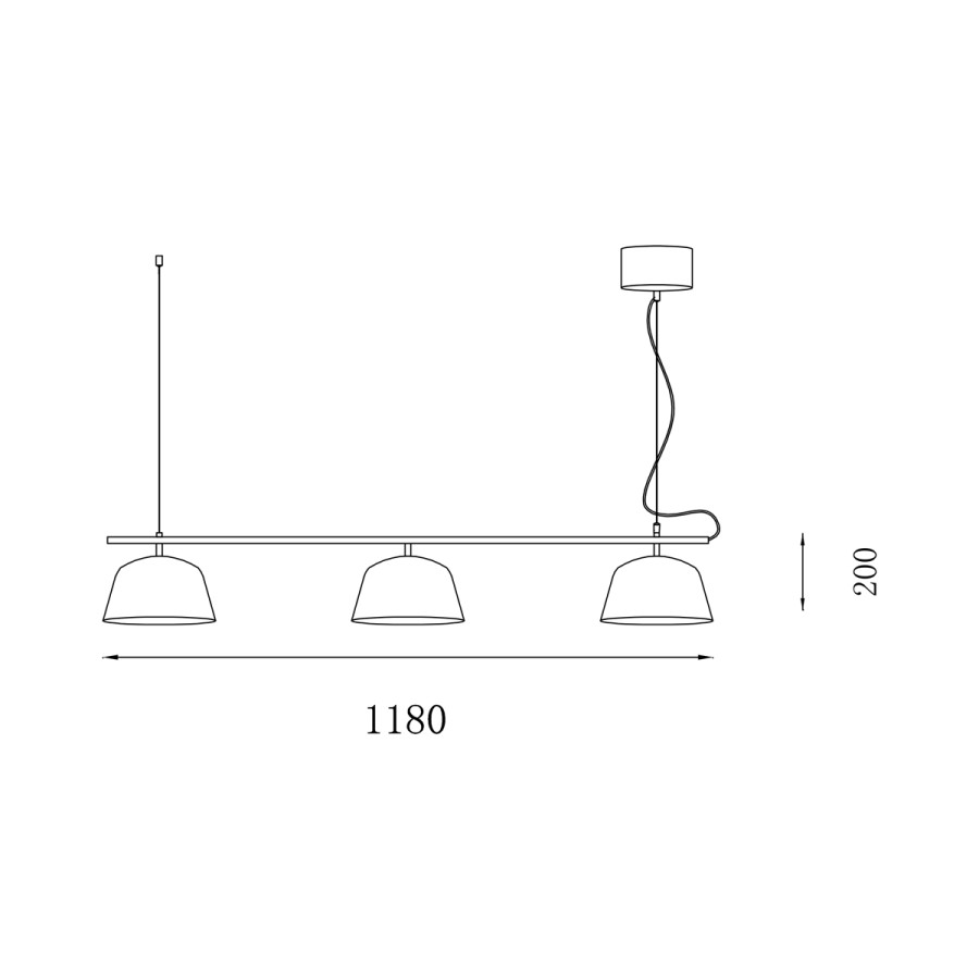 Visilica Johanson MSL-0802002-3 siva