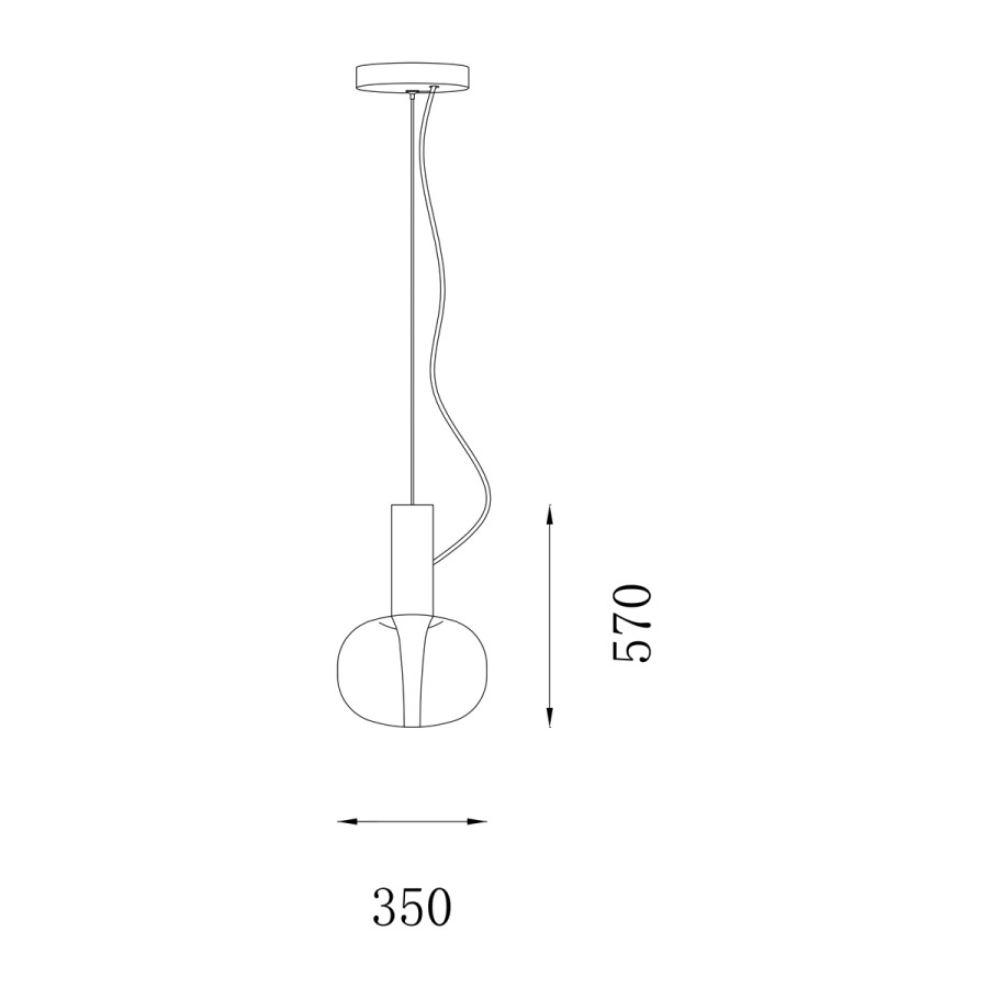 Visilica LED Emanuelle MSL-0802003-P