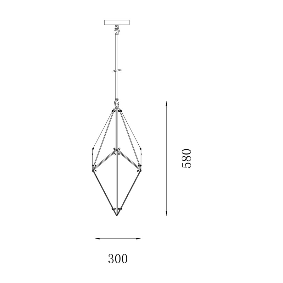 Visilica LED Rubin MSL-0902005-A