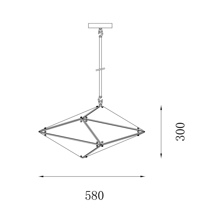 Visilica LED Rubin MSL-0902005-B