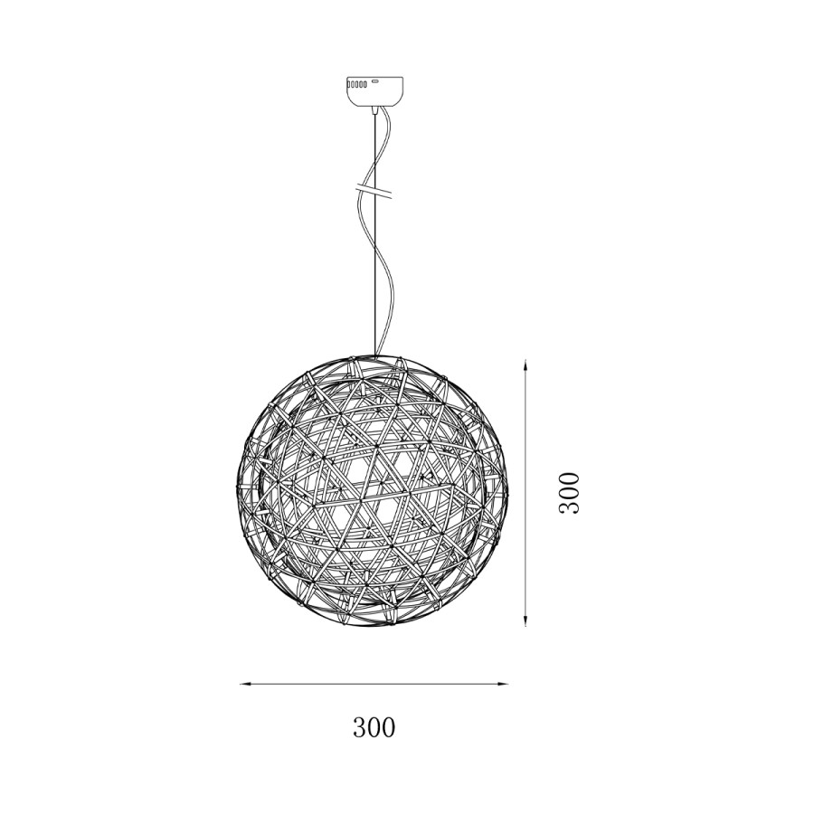 Luster LED Granger MSL-1002001-D300