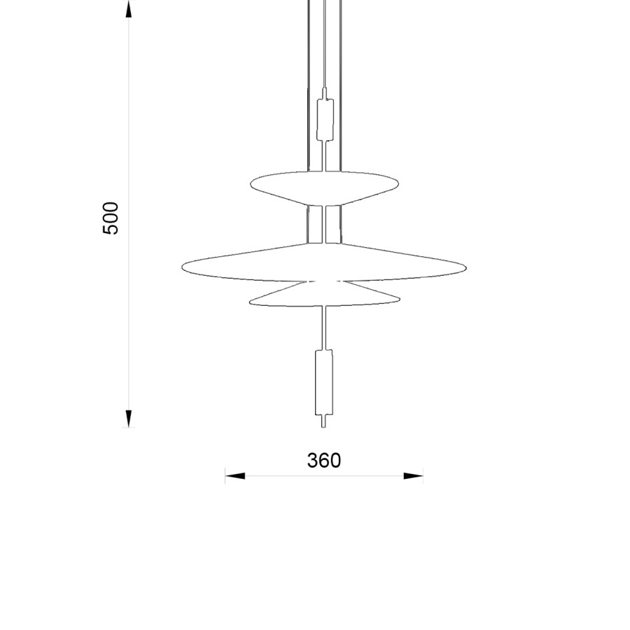 Luster LED Mayor MSL-130921-P 3000K