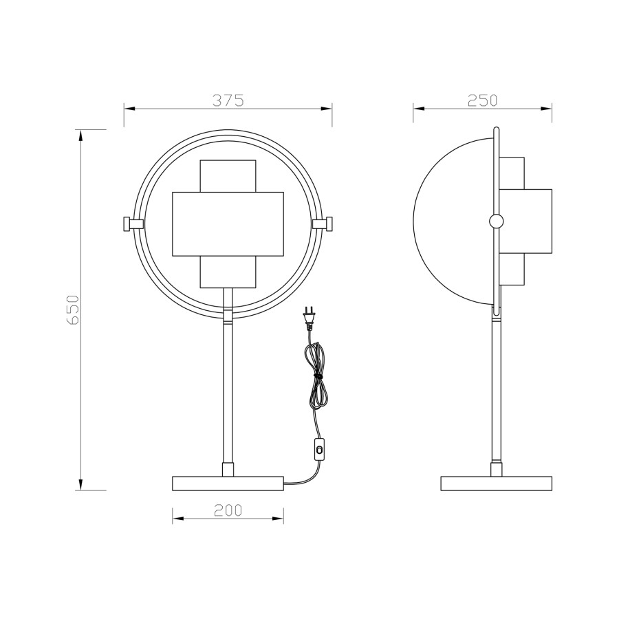 Stolna lampa Sloun MSL-30601-01T