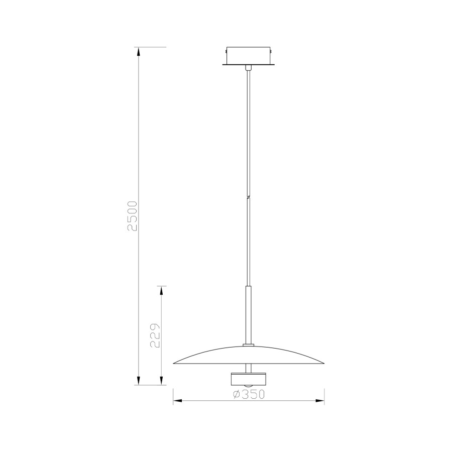 Visilica LED Nicole MSL-30603-P