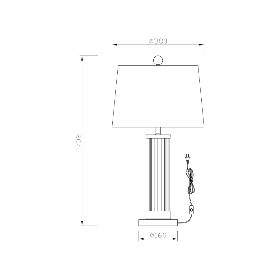 Stolna lampa Sen Loren MSL 31701-01T