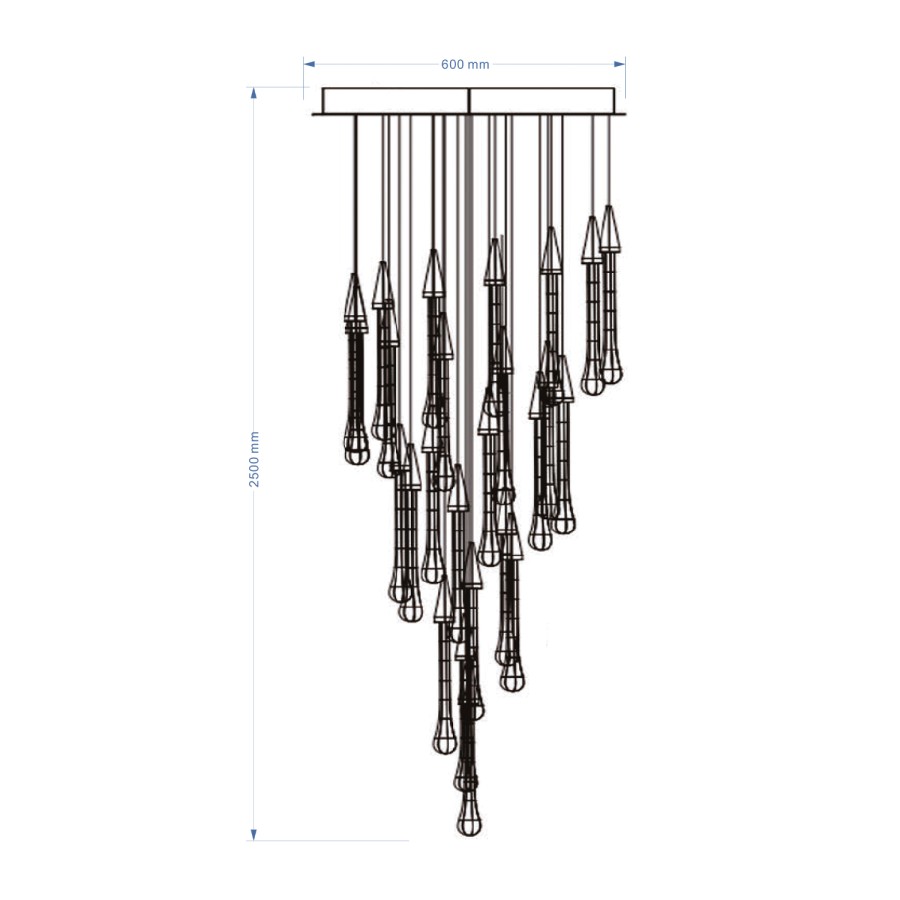 Visilica LED Sharpe MSL-3205-18