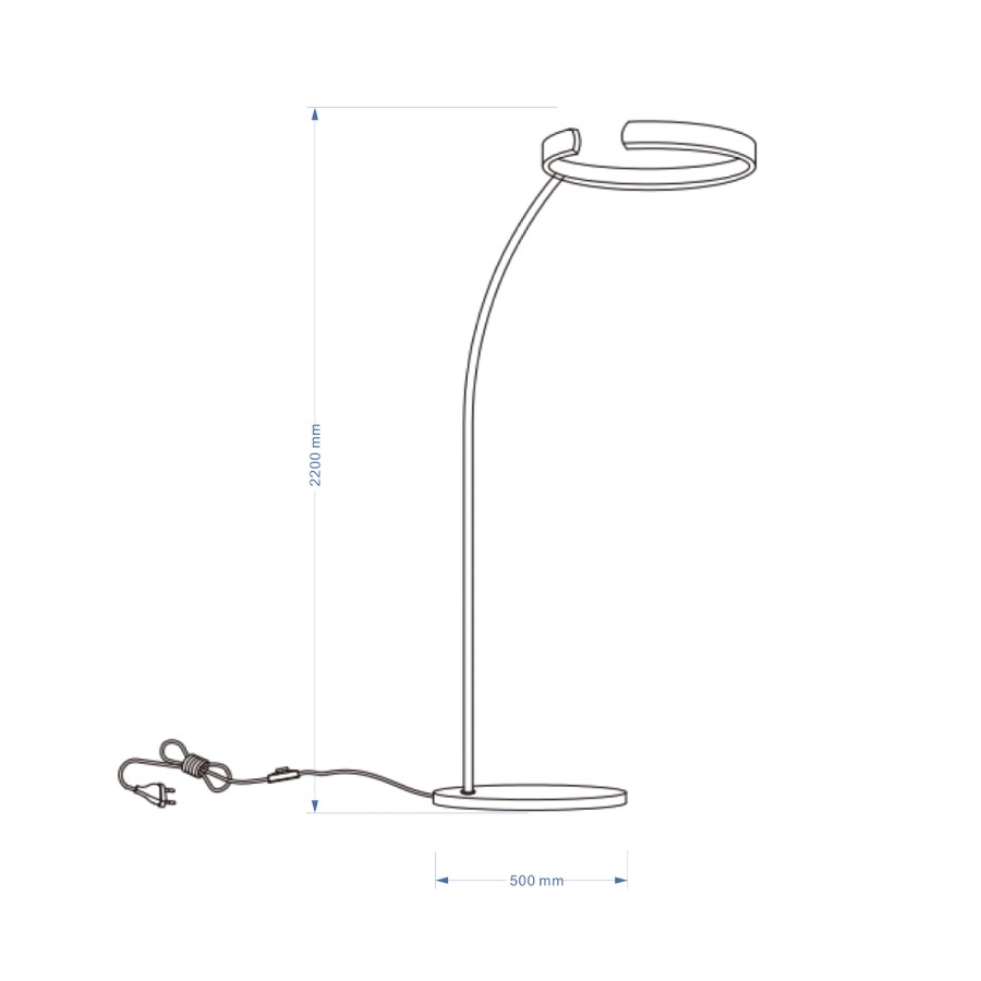 Podna lampa LED Danielle MSL-3602-F