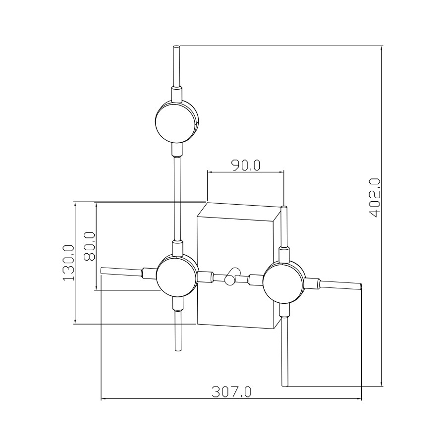 Zidna lampa LED Amadeo MSL-201022-3W 9W