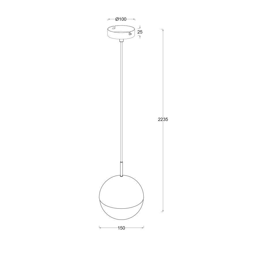 Visilica Philip ML-6198-1P FI150