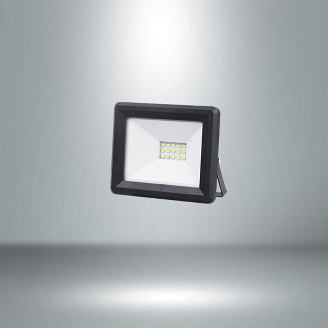 LED reflektor E-light 20W 6400K crni