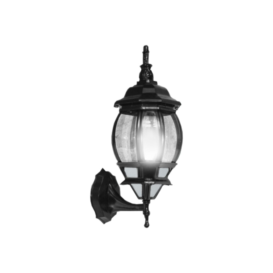 Vrtna lampa zidna 194-B crna