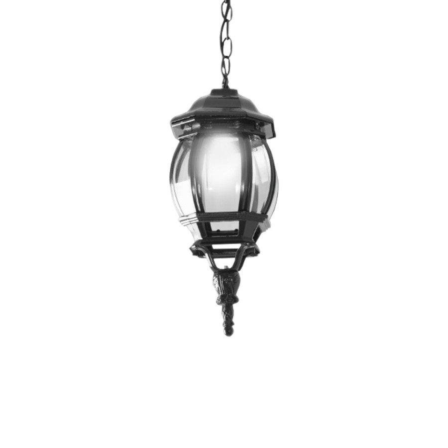 Vrtna lampa viseca 194-H crna