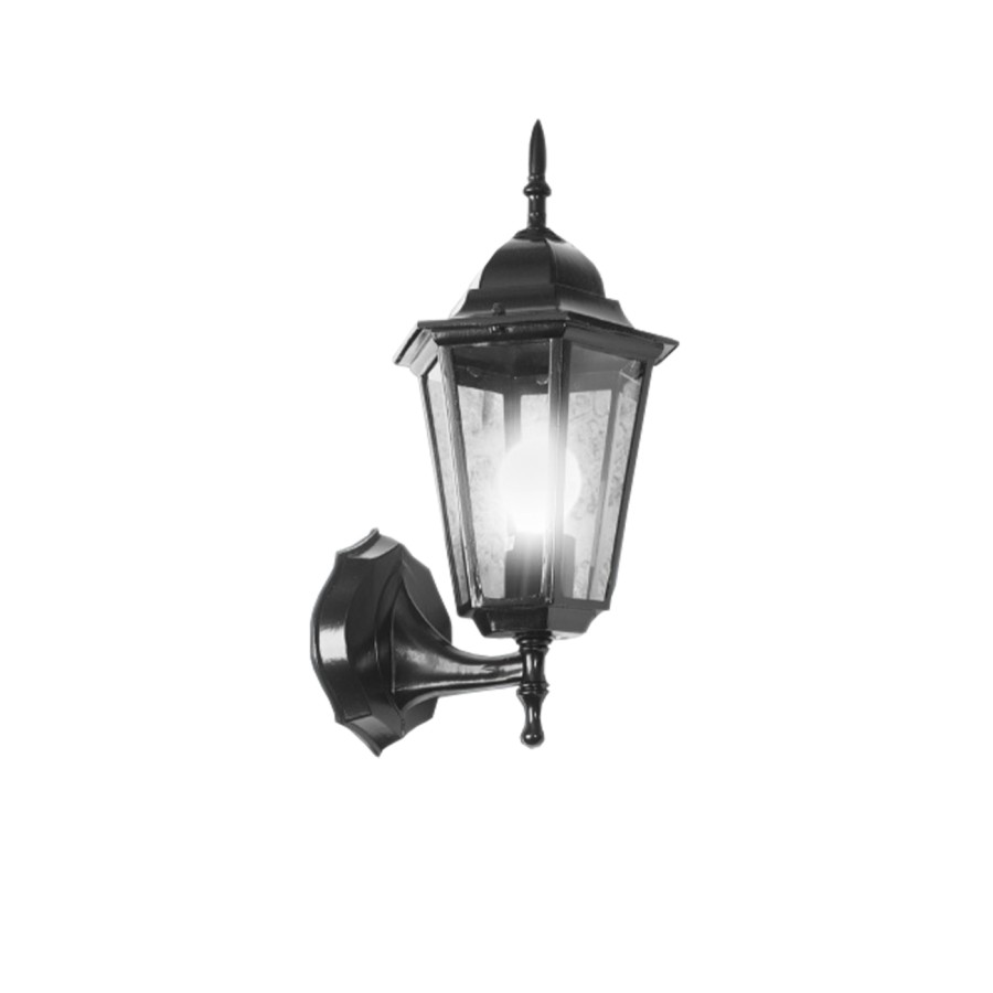 Vrtna lampa zidna 193-B crna