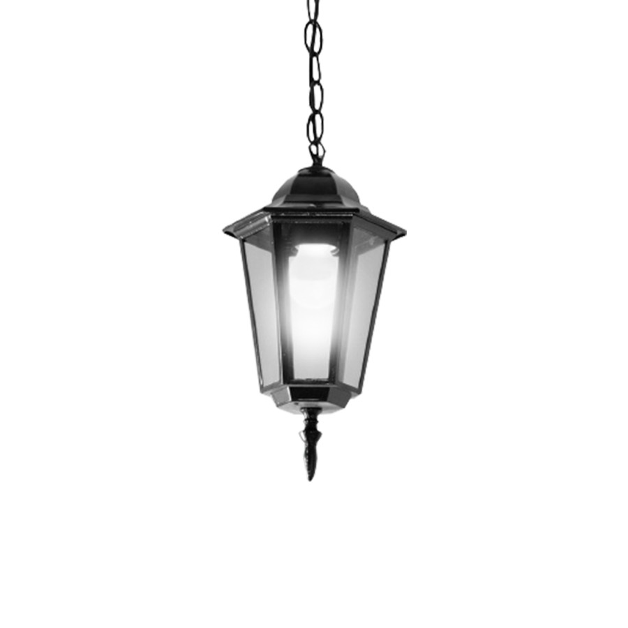 Vrtna lampa viseca 193-H crna