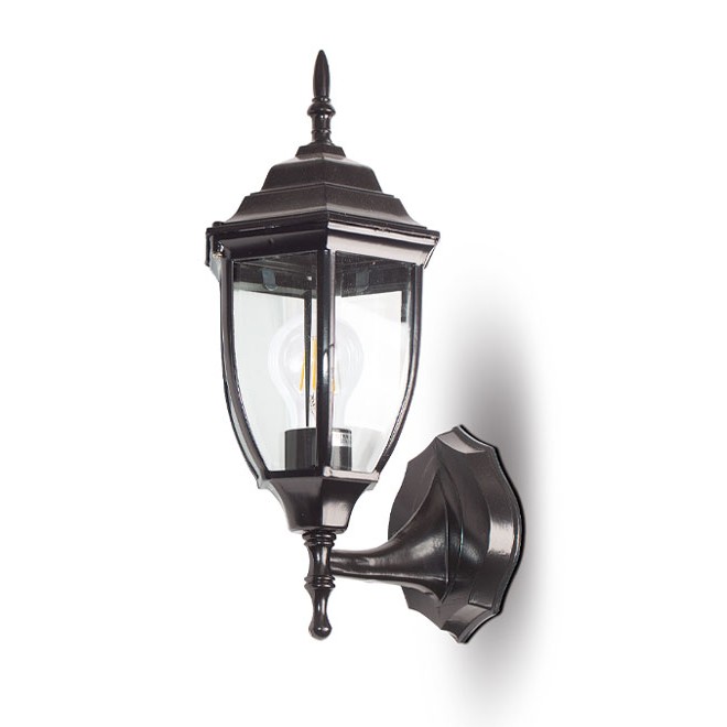 Vrtna lampa zidna 215-B crna