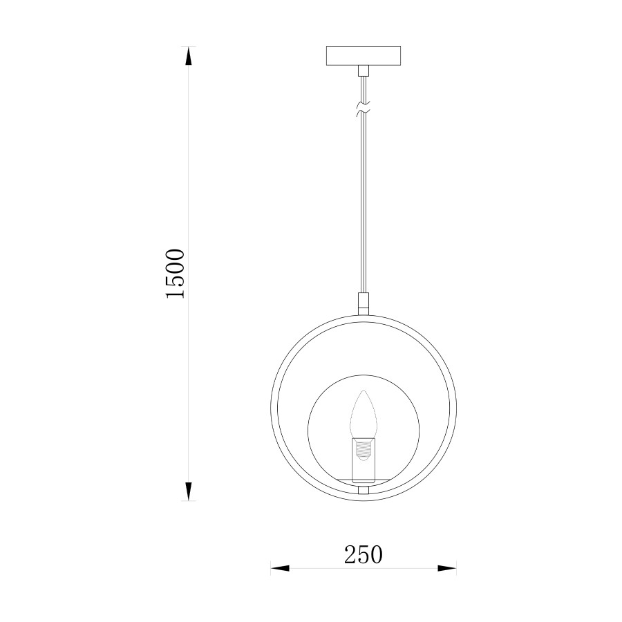 Visilica Eliss MSL-16120-200 crna