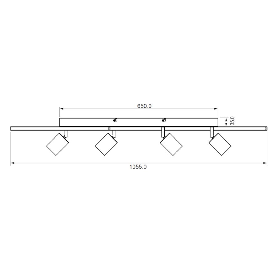 Spot lampa Mexico ML-211601-04 Bijela