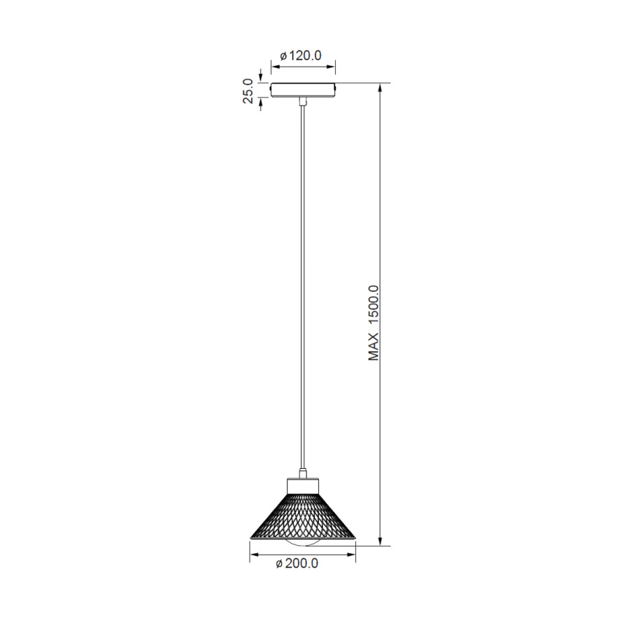 Skica Visilica Lennox ML-230801-1P