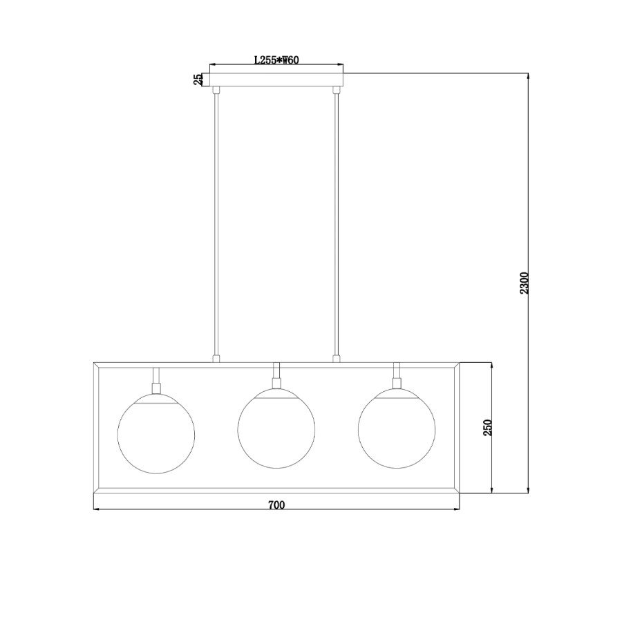 Skica Visilica Gallagher ML-15240-3P