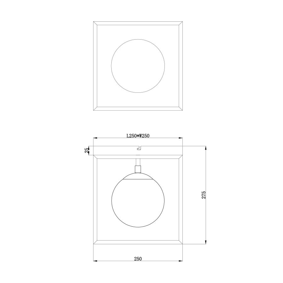 Skica Luster Gallagher ML-15242-1C