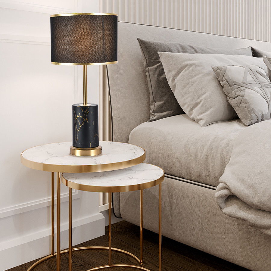 Stolna lampa Flynn ML-70010-1T Crna