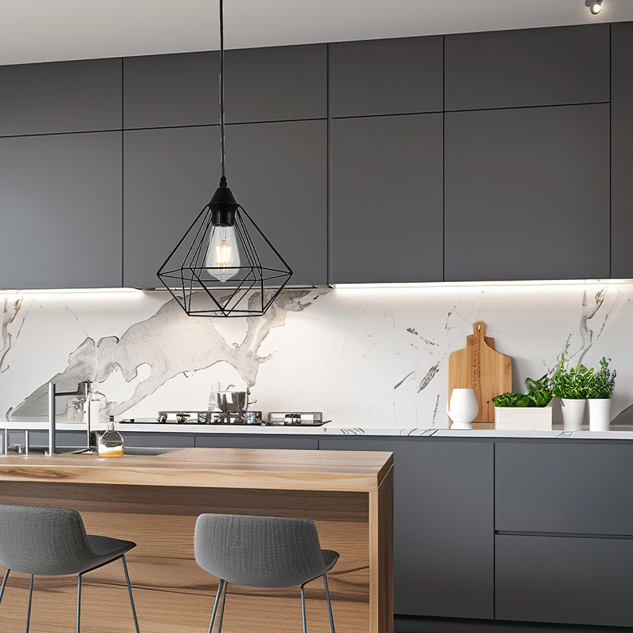 Visilica E-light Tahira EL-74551-1 crna