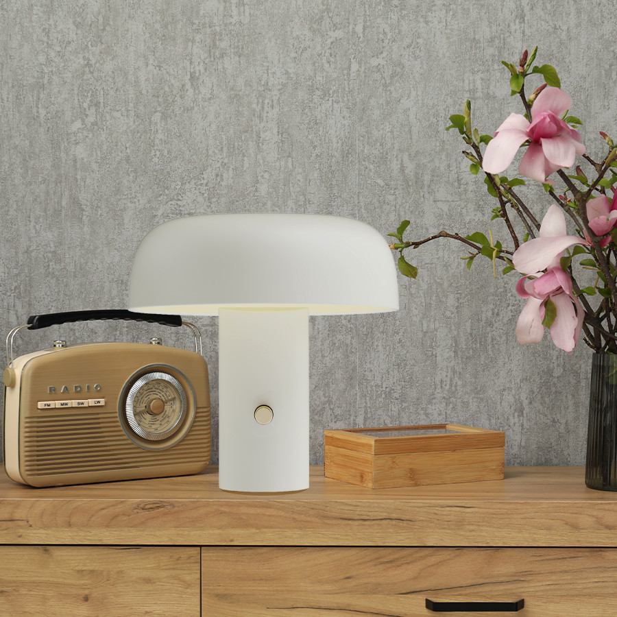 Stolna lampa LED Herberg MSL-761-1T Bijela