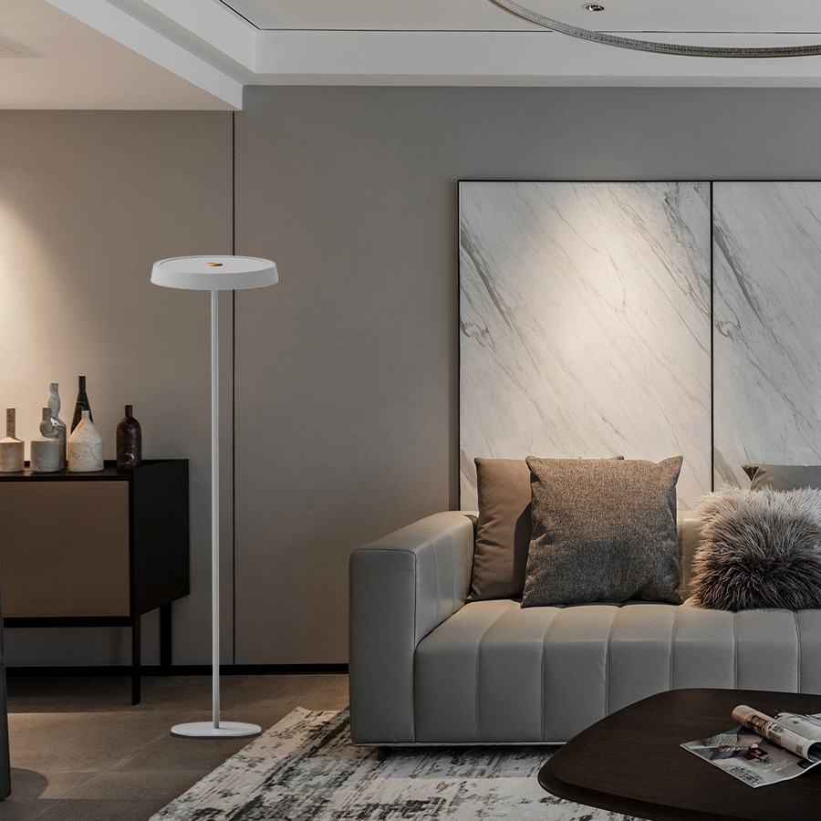 Podna lampa LED Bramsen MSL-606-1F Siva