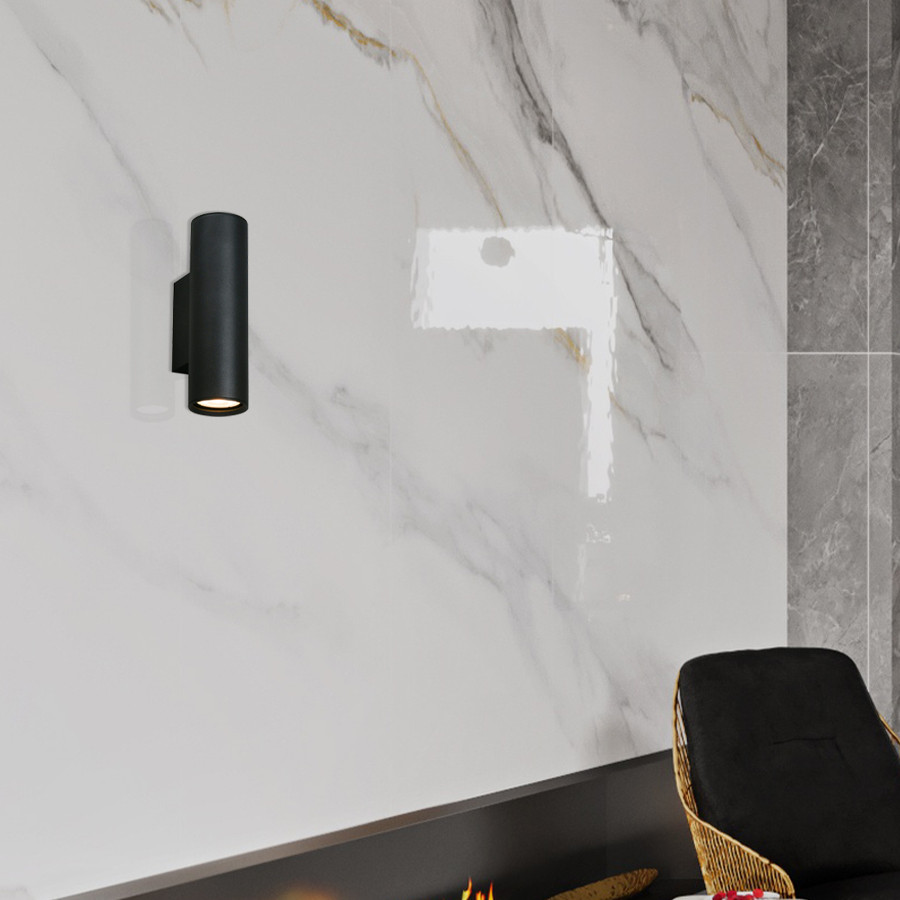 Zidna lampa Damsgard ML-18121-H18-2W Crna