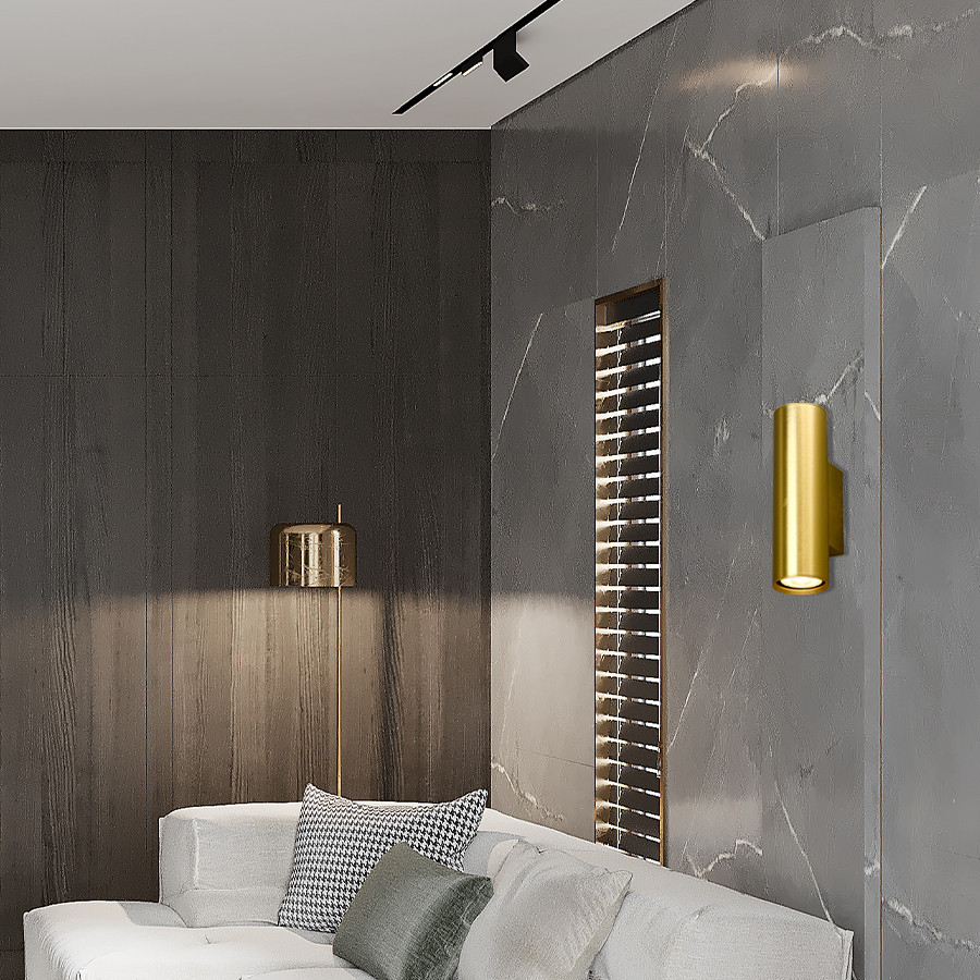 Zidna lampa Damsgard ML-18121-H18-2W Zlatna