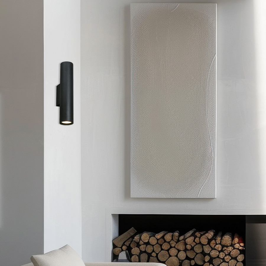 Zidna lampa Damsgard ML-18121-H25-2W Crna