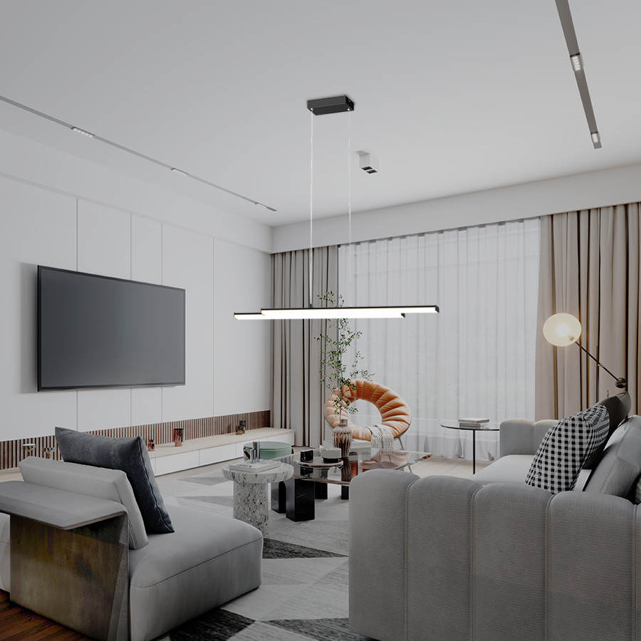 Visilica LED E-light Recife EL-25118-02P 30W Crna