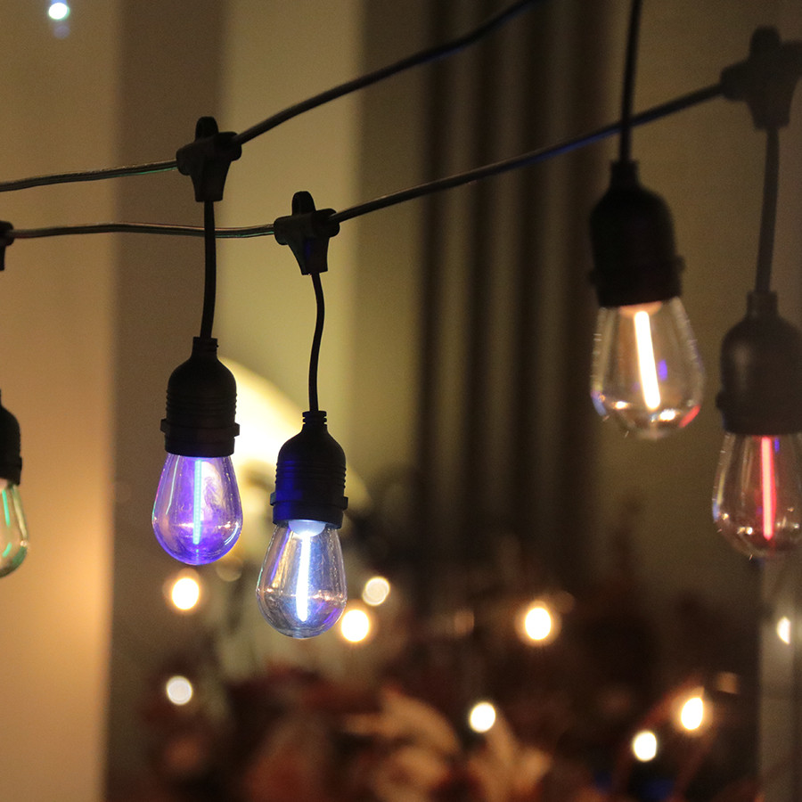 Rasvjetni lanac sa grlima 10M i sijalicama RGB