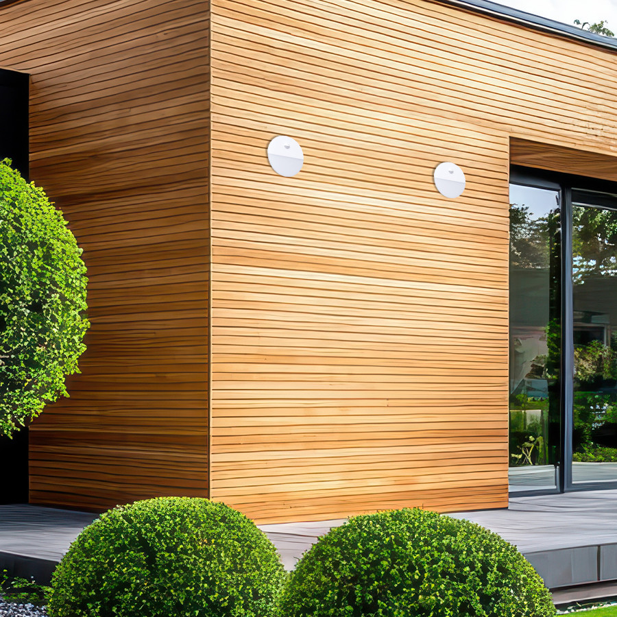 Vrtna lampa LED zidna sa senzorom ST55 bijela