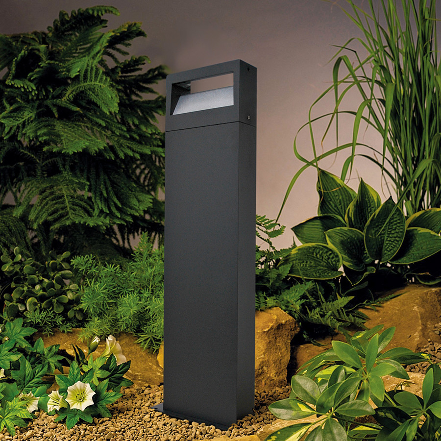 Vrtna lampa LED stubna C1041H antracit