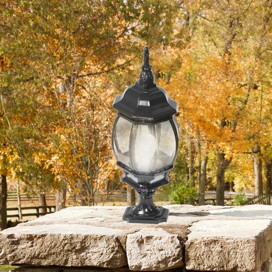 Vrtna lampa stubna 194-D crna