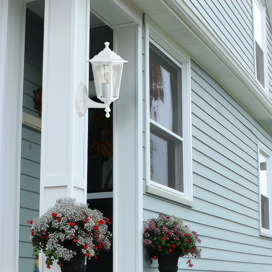 Vrtna lampa zidna Wolton ML-1001 bijela