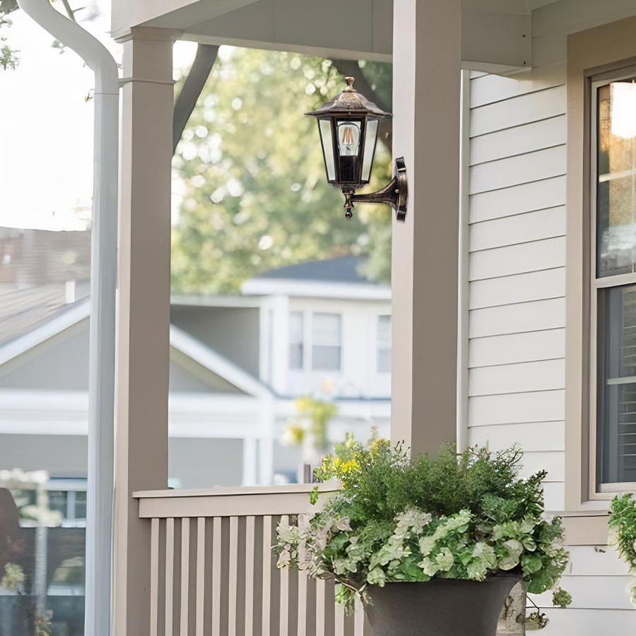 Vrtna lampa zidna Wolton ML-1001 staro zlato