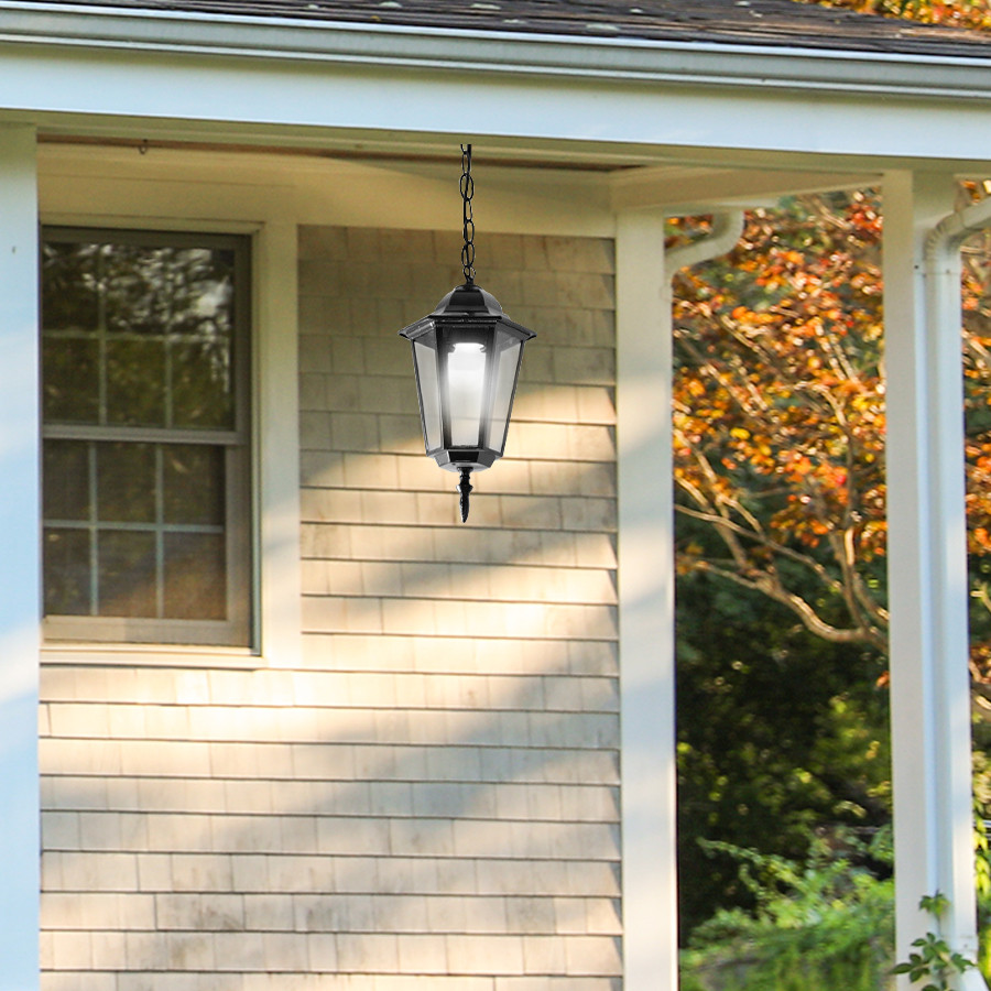 Vrtna lampa viseca 193-H crna