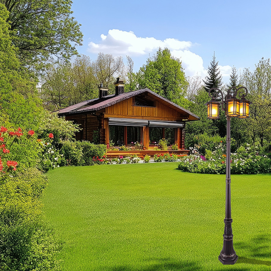 Vrtna lampa stubna Atlas ML-18064-S-PD3