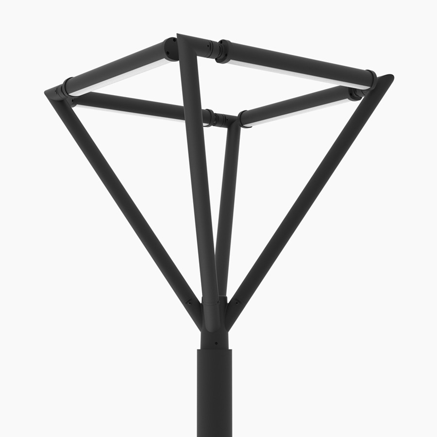 LED parkovska lampa Triangle ML-1004-4A 60W