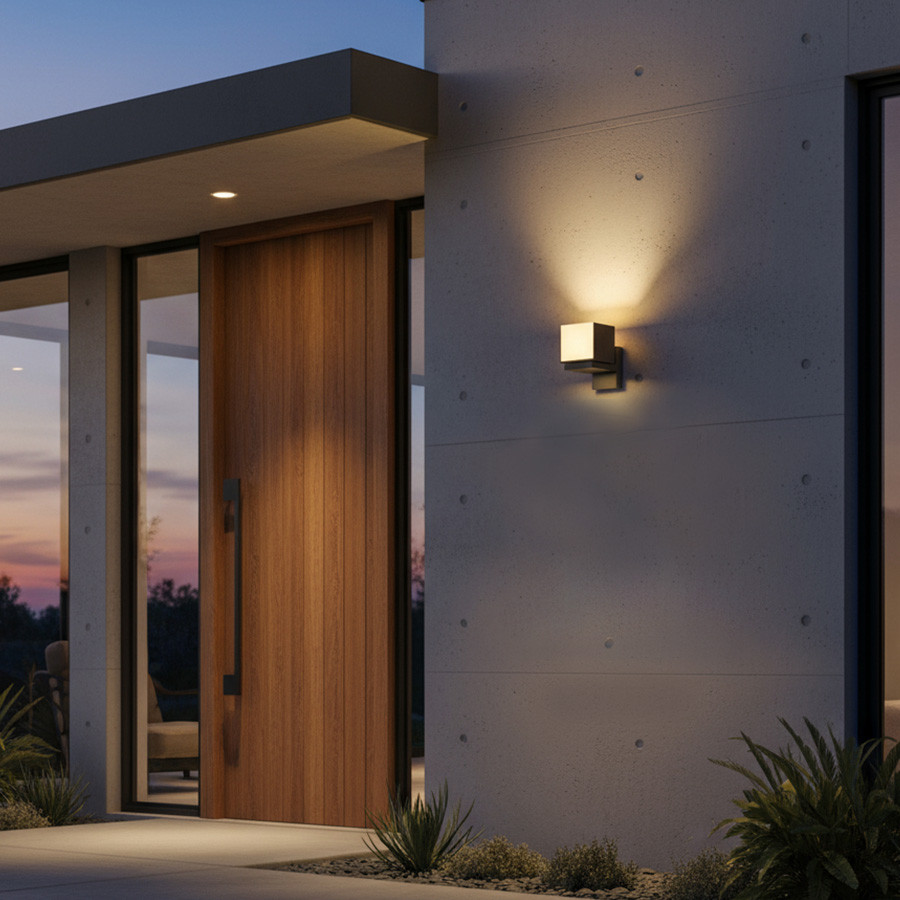 Vrtna lampa LED zidna Osbourne ML-121-1 Kvadratna