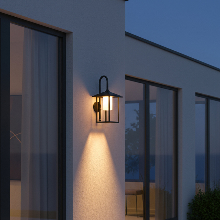 Vrtna lampa LED zidna Jerome ML-194-2 crna 4000K