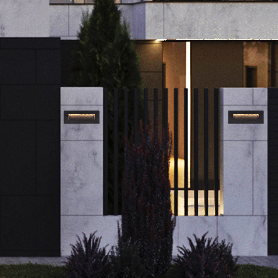 Vrtna lampa LED ugradna Fulton ML-2202 crna