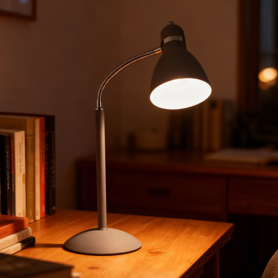 Stolna lampa Tresor ML siva