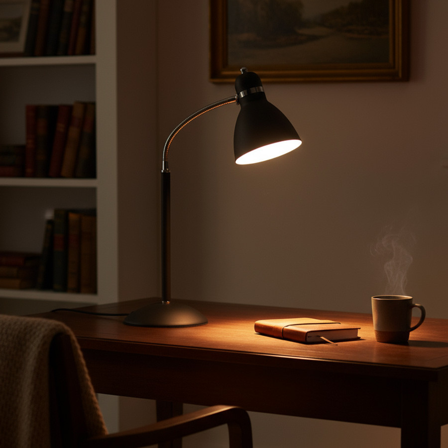 Stolna lampa Tresor ML crna