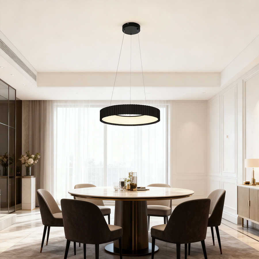 Visilica LED Rhonda ML-01009M-450 Crna