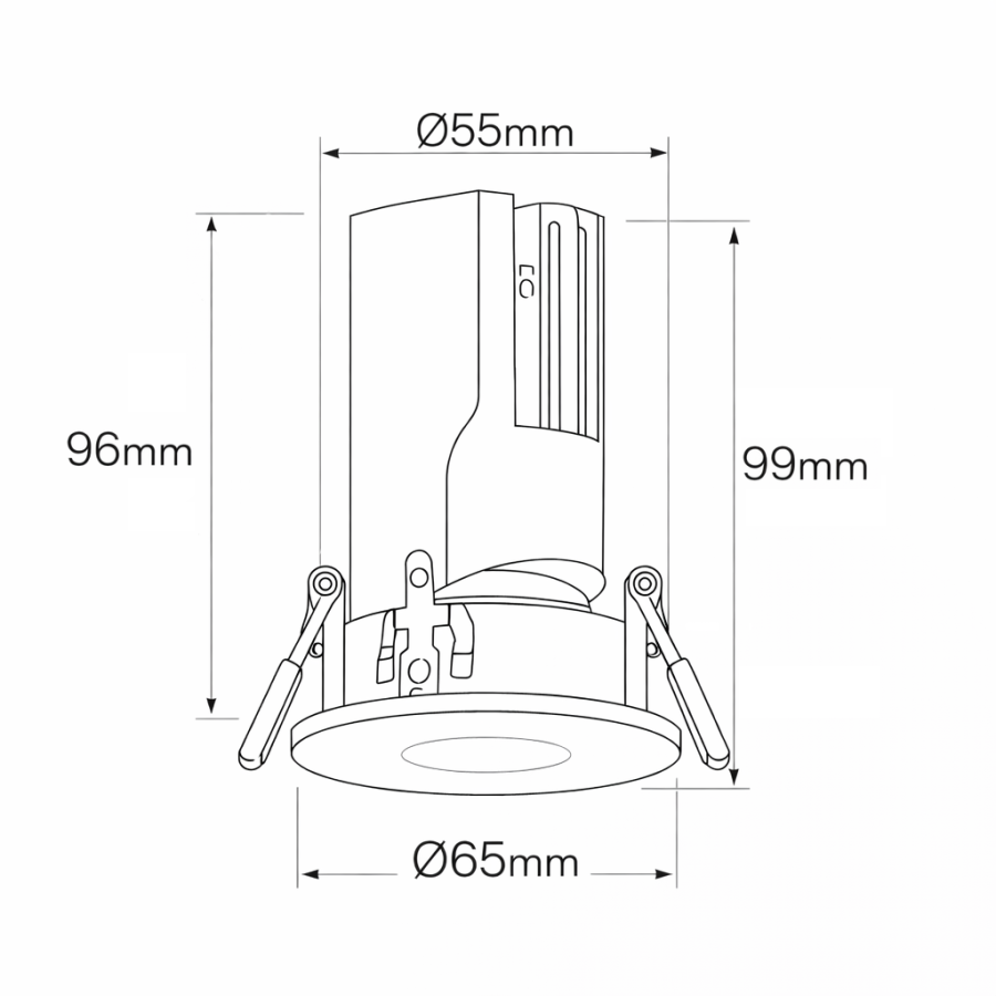 LED downlight Aquila ML-230-10W 3000K bijeli